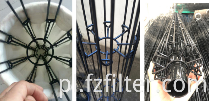 Carbon Steel Pleated Double Wires Cages